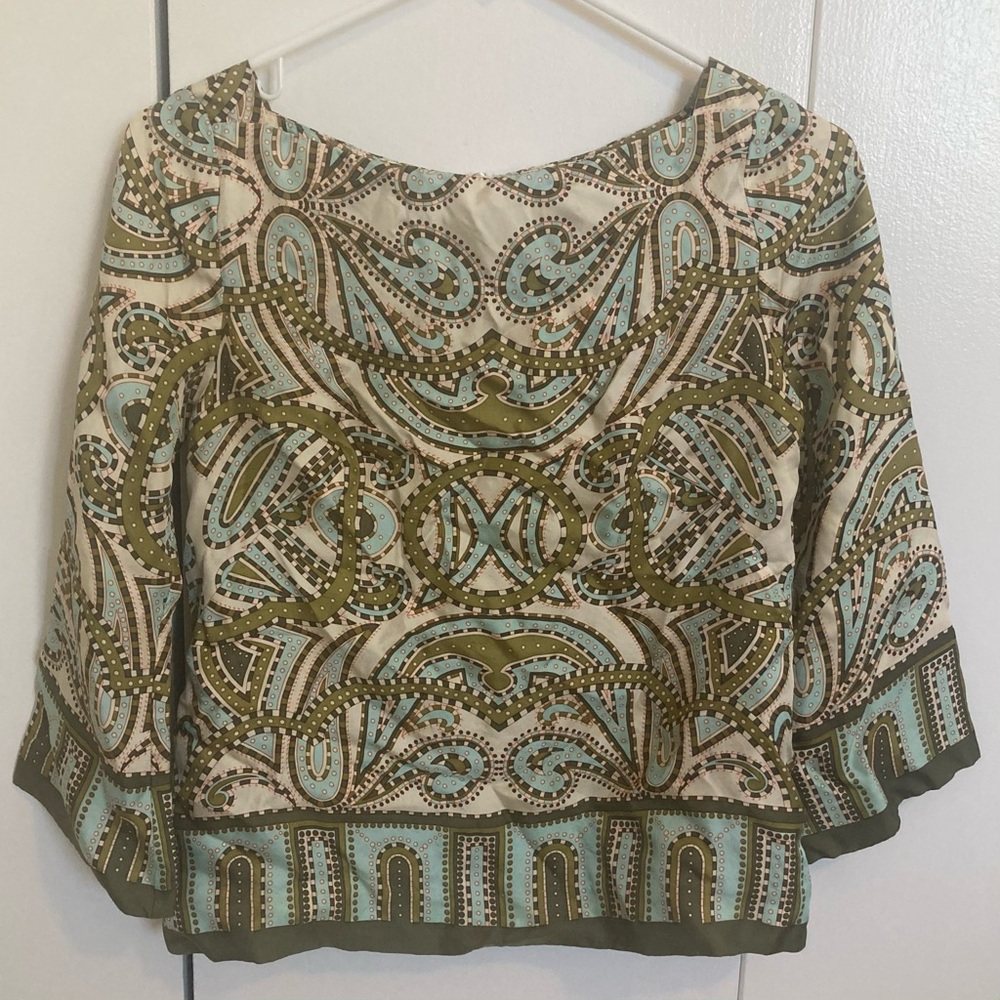 J Crew 100% Silk Blouse